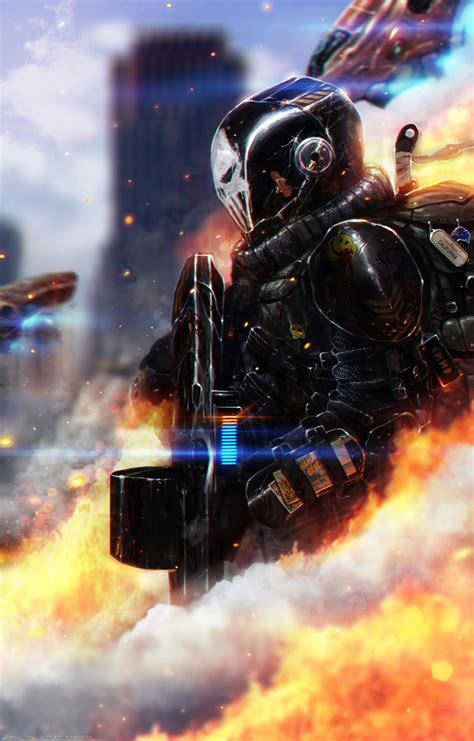 Portrait: Punisher - 2D Digital, Concept art, Photoshop, Portrait, Sci ...