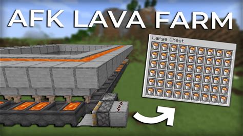 How To Make Afk Lava Farm Using Dripstone In Minecraft Infinite