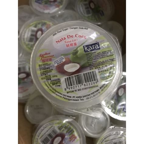 Nata De Coco Kara Gelas Gram Shopee Indonesia