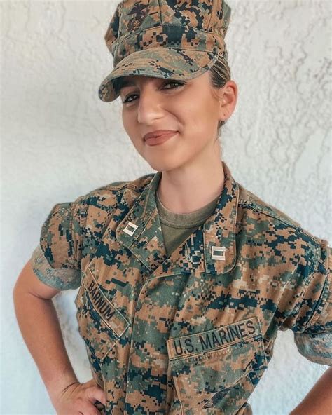 Inspiring Female Marine Veteran