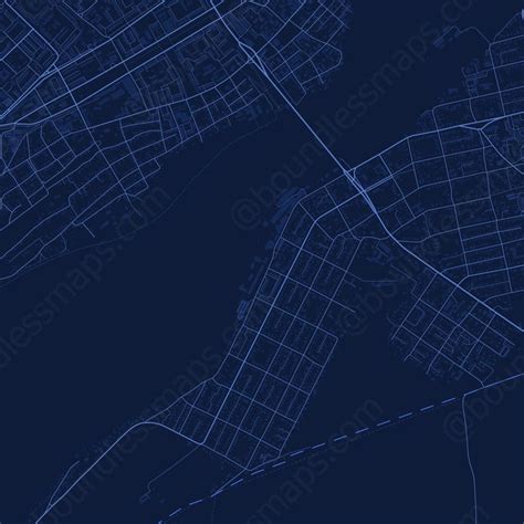 Biysk Dark Blue Vector Map Boundless Maps
