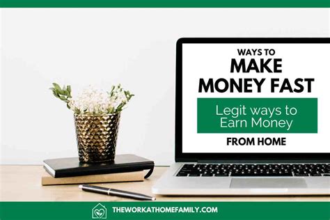 7 Ways To Make Money Fast Legit Ways To Earn An Income From Home