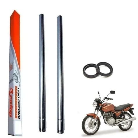 Par De Tubo Cilindro Interno De Bengala Yamaha Xtz125 Rhino Casas Bahia