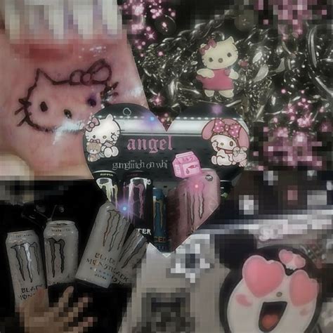 Hello Kitty Goth Aesthetic Wallpaper, Baddie Hello Kitty Wallpaper ...