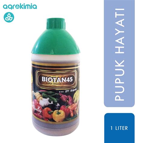 Jual Pupuk Hayati Cair Buah Dan Sayur Biotan 45 ZPT Organik 1 Liter