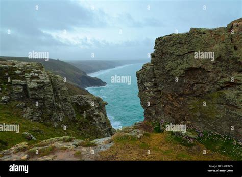 St Agnes Head On The North Cornish Coast Stock Photo Alamy