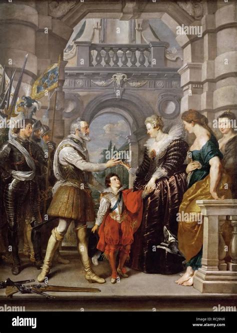 Henry Iv Receiving The Portrait Of Marie De Medici