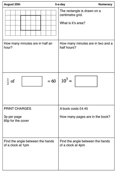 18 Best Corbettmaths 5 A Day Images On Pinterest Maths Numeracy And