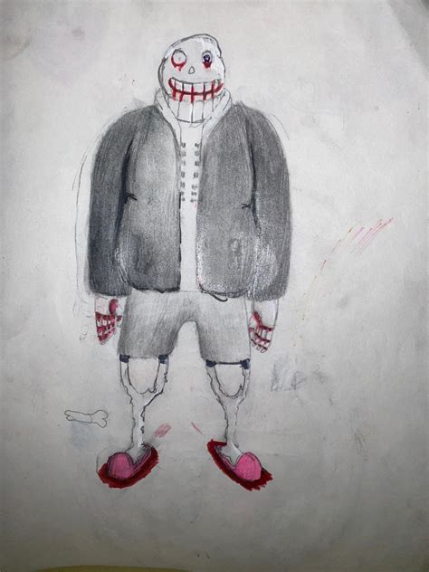 Blood sans. blood by Bloodrawer on DeviantArt