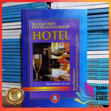 Jual Buku Original Manajemen Penyelenggaraan Hotel Agus Sulastyono