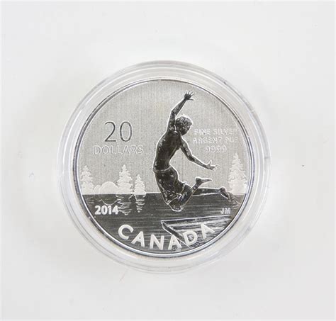 Police Auctions Canada - 2014 Canadian 20 Dollar Fine Silver Coin With ...