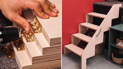 How To Build Foldable Stairs Other Space Saving Solutions