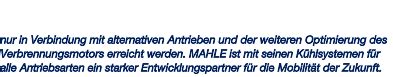 MAHLE Thermomanagement für Schienenfahrzeuge