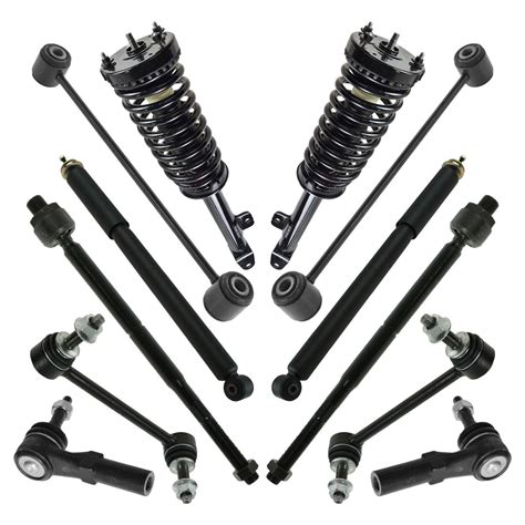 Trq® Psa28987 Front And Rear Shock Absorber And Suspension Kit