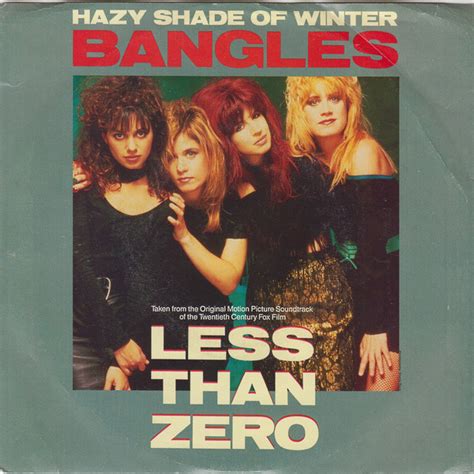 Bangles Hazy Shade Of Winter Vinyl 7 45 Rpm 3 More 1987 [r1169565] Discogs