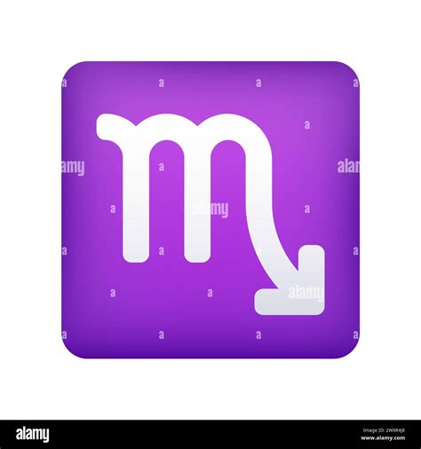 Symbol Of Scorpio Cut Out Stock Images And Pictures Alamy