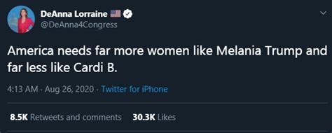 Cardi B Shares Naked Photo Of Donald Trump S Wife Melania Trump Gossips24