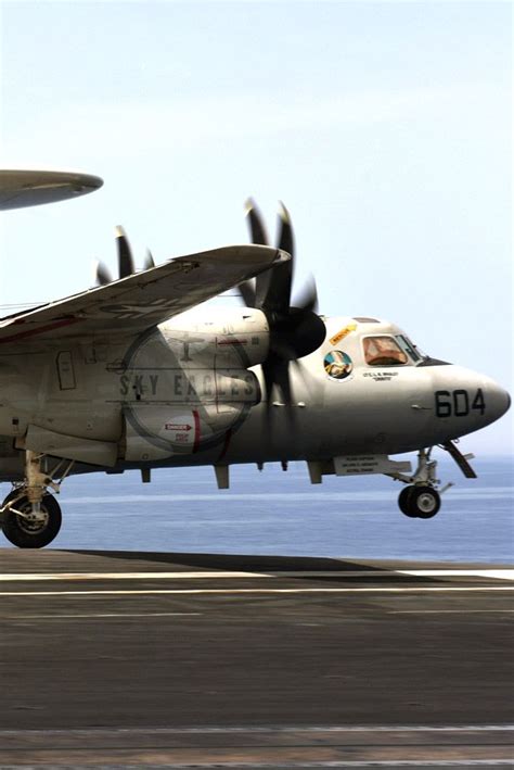 U.S. Navy E-2D assigned to Airborne Early Warning Squadron VAW-126 ...