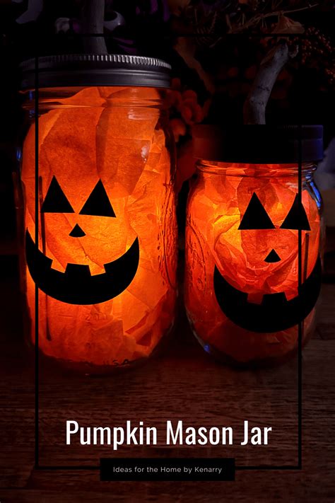 Mason Jar Pumpkin - Ideas for the Home