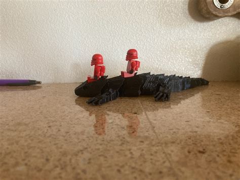 Giant Lego Lizard V1 And V2 By 3d Flare Download Free Stl Model
