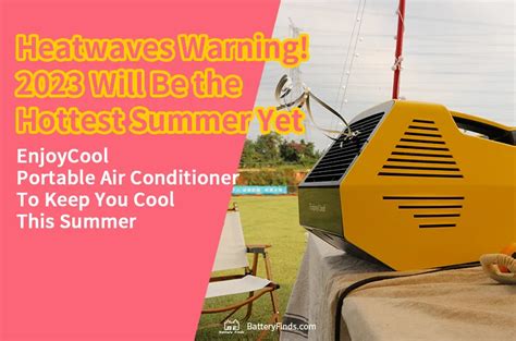 Heatwaves Warning 2023 Will Be The Hottest Summer Yet Enjoycool Portable Air Conditioner To