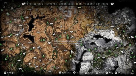 Horizon Zero Dawn World Map Map