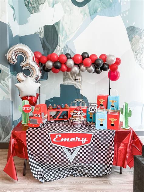 Disney Cars Birthday Party in 2024 | Disney cars birthday, Cars birthday parties, Cars theme ...