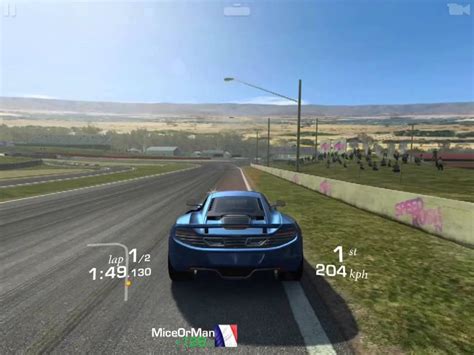 IOS Real Racing 3 McLaren MP4 12C Cup Mt Panorama YouTube