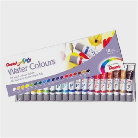 Aquarela Pentel Arts Water Colors 18c WFRS 18 Submarino