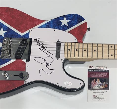 Lynyrd Skynyrd Signed Custom Guitar Johnny Van Zant Rickey Medlocke Jsa