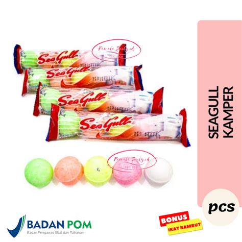 Jual Kamper Toilet Ball 5 Pcs SEAGULL Ball Isi 5 KAPUR BARUS ISI 5