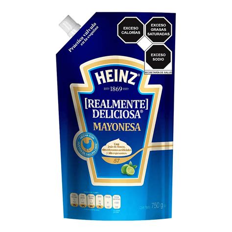 Mayonesa Heinz 12 750 Grs Doypack