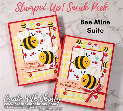 Stampin Up Sneak Peek Bee Mine Suite In 2024 Bee Cards Bee