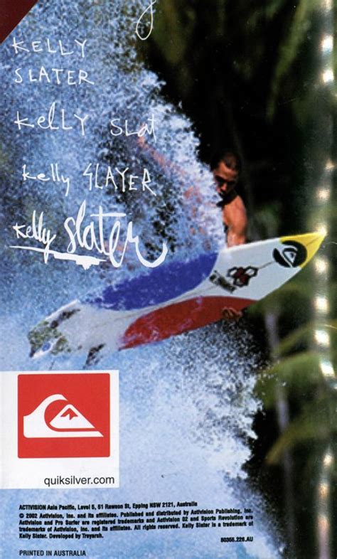 Kelly Slater S Pro Surfer Cover Or Packaging Material MobyGames