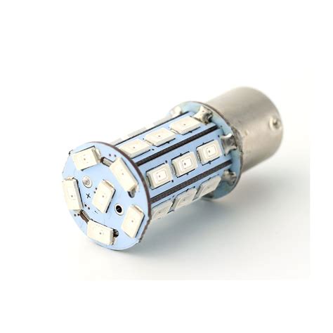 24 SMD ORANGE LED bulb - BA15S / P21W / 1156 / T25 - Orange - France-Xenon