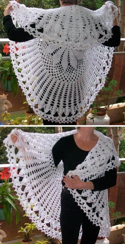 Crochet Circular Vest Cardigan