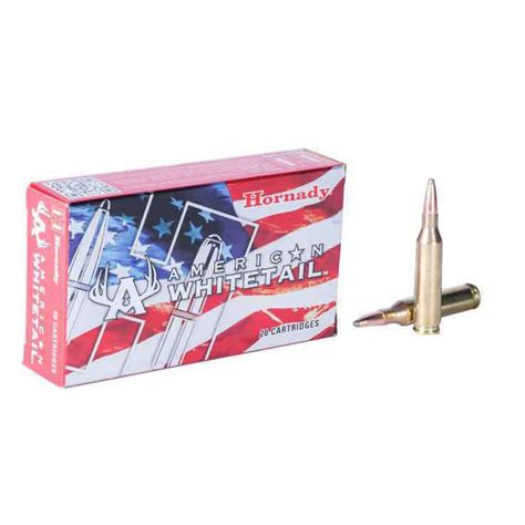 Hornady American Whitetail 243 Winchester 100gr Interlock Btsp Rifle Ammo 20 Rounds