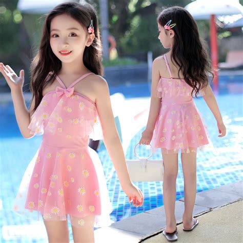 Đồ bơi trẻ em nữ một mảnh váy Bikini tắm bé gái dễ thương kg