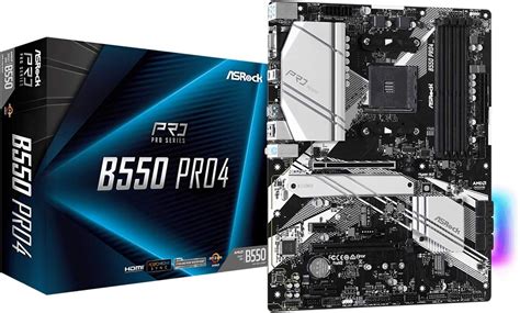 Asrock B550 Pro4 Supports 3rd Gen Amd Am4 Ryzen™ Future Amd Ryzen™ Processors