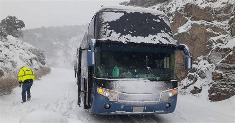 Por Nevada Cierran Carretera Entre Chihuahua Y Sonora