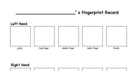 Fingerprint Recordpdf Fingerprint Bar Chart Pdf Printables Crafts