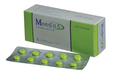 Myotril 0 5 Mg Tablet 10s Strip Online Pharmacy BD