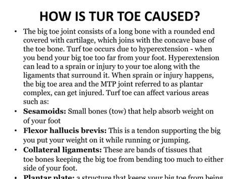 Turf Toe Pptx