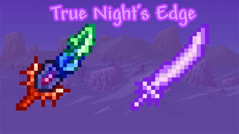 True Night S Edge Resprite Because It Now Requires Souls To Craft R Terraria