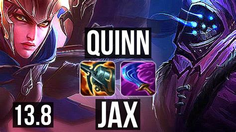 Quinn Vs Jax Top Games Solo Kills K Mastery