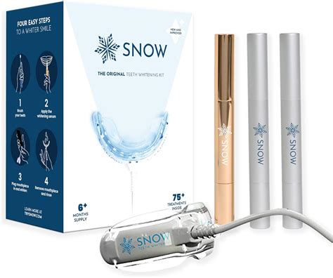 Amazon Snow Teeth Whitening Kit With Led Light Complete At Home