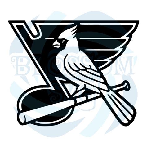 St Louis Blues Cardinals Baseball Hockey Svg Sport Svg St Louis Blues