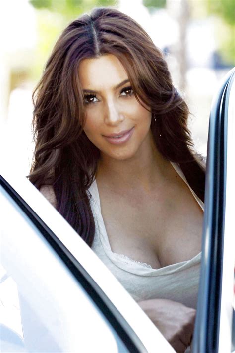 Kim Kardashian Cleavage Candids In Los Angeles Porn Pictures XXX Photos Sex Images