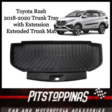 Toyota Rush Trunk Tray With Extension Extended Trunk Mat