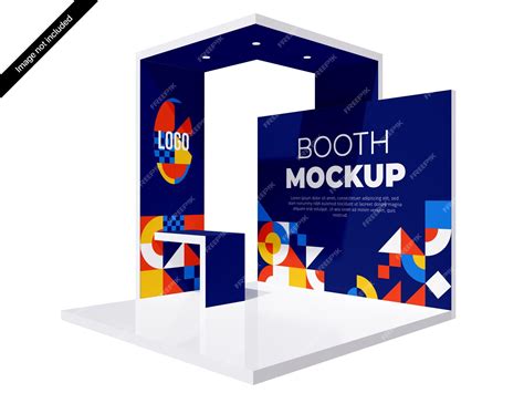 Premium Psd Psd 3d Booth Stand Event Exhibition Mockup Template